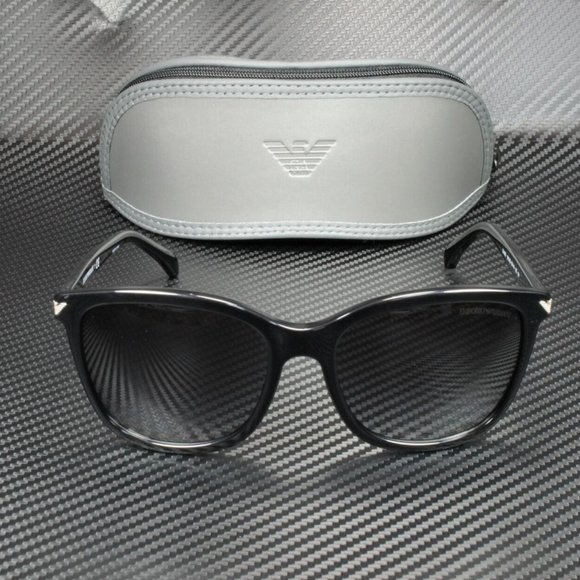 Emporio Armani Women\'s Black and Grey Sunglasses! main image 4